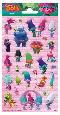 Imagen del producto de Hojas de pegatinas Totum "Twinkle" – Trolls
