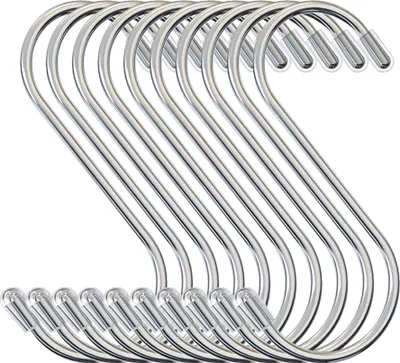 Produktbild von S-Haken Edelstahl Robuste Metallhaken S-förmige Haken
