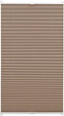 Produktbild von Gardinia EASYFIX Plissee mit 2 Bedienschienen taupe 100 x 130 cm