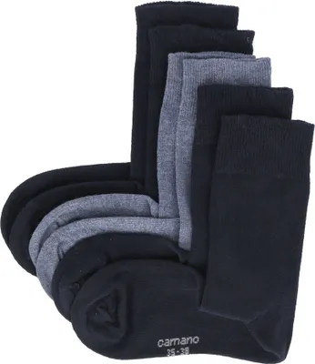 Produktbild von Camano Kindersocken blau, 3 Paar, Größe: 27-30