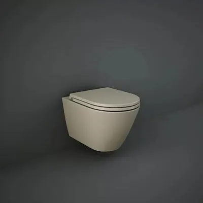 Produktbild von RAK Feeling WC RST23514A spülrandlos wandhängend, cappuccino matt