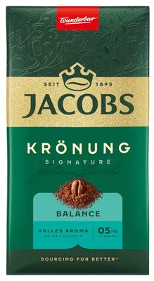 Immagine prodotto di JACOBS 11102 JACOBS Krönung Balance Kaffee, gemahlen, 500,0 g