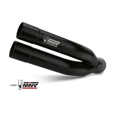 Produktbild von Mivv SPORT Schalldämpfer DOUBLE GUN SLIP-ON Steel Black für KAWASAKI Z900 BJ 2017 >