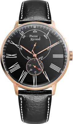 Zdjęcie produktu dla Zegarek męski Pierre Ricaud P97219.9234QF czarny