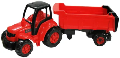 Produktbild von Polesie Traktor Champion mit Kippanhänger Kippfunktion Kipper
