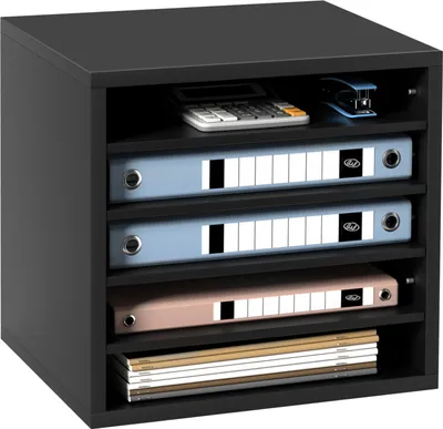 Produktbild von VEVOR Taca na listy Taca na dokumenty 355x305x330mm Schowki Organizer Czarny