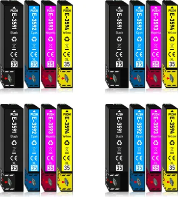 Produktbild von 16er Pack Druckerpatronen 35 35XL kompatibel mit Epson WF-4730