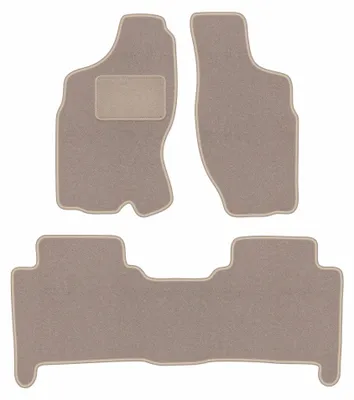 Zdjęcie produktu dla Dywaniki samochodowe welurowe LUX do: Volkswagen Phaeton Long (2002-2012, sedan) beżowe, z mocowaniami