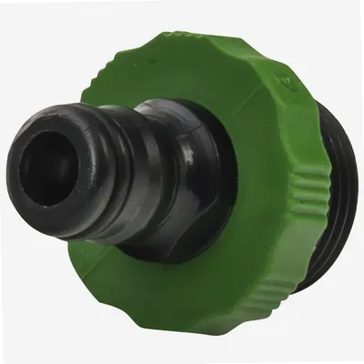 Image de Nez de robinet mâle 3/4 en PVC 20 x 27 mm