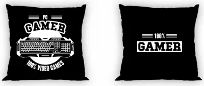 Produktbild von Kissen Kuschelkissen Dekokissen Gamer 40 x 40 cm