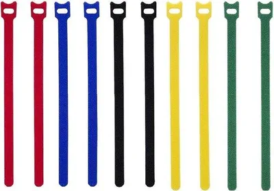 Produktbild von Famanu Kabelbinder Klettverschluss - Wiederverwendbar - 50 Stück - Schwarz