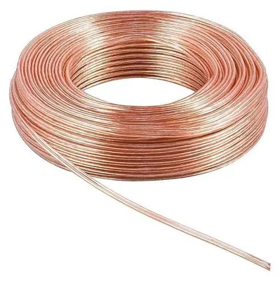 Productafbeelding van Luidsprekerkabel, transparant, CCA, 10 m kabellengte
