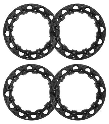Image de Lot de 4 enjoliveurs de moyeu de roue de 8 pouces (22,8 cm de diamètre extérieur) – Enjoliveurs universels pour VTT, protection des pneus