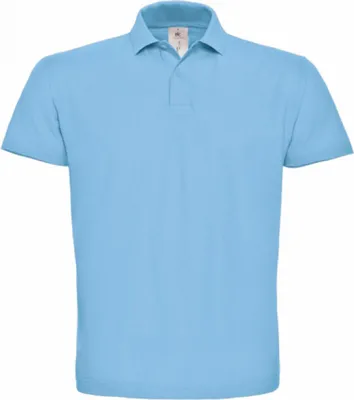 Produktbild von B&C PUI10 | Top Herren Poloshirt - Farbe: Light Blue - Größe: 4XL