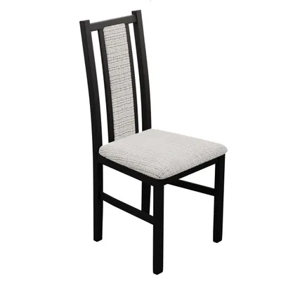Produktbild von Gepolstertes Esszimmerstuhl TANO Stuhl Esszimmer Beige Polstersessel Küchenstuhl Samtbezug Schwarz Essstühl Cremona 02