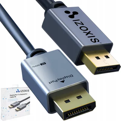 Obrázok produktu pre Izoxis 18930 Kábel DisplayPort Display DP-DP 60Hz 4K 2m, čierny