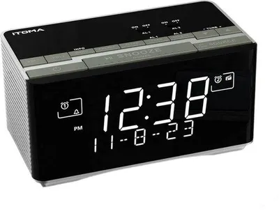 Obrázek produktu pro Rádiobudík 6 v 1 s DAB+ a Bluetooth, digitální hodiny, bílá