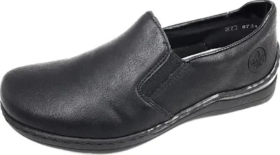 Imagen del producto de Zapatos de mujer Rieker: zapatos de vestir, mocasines, pantuflas, color negro, para uso diario