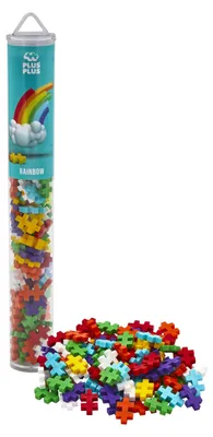 Productafbeelding van 9604265 - 100 Creatieve bouwstenen, regenboogkleuren