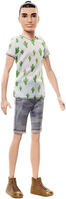 Produktbild von Mattel FJF74 - Barbie - Fashonistas - Ken im Kaktus-Look