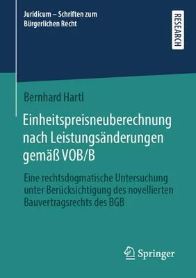 Image de Einheitspreisneuberechnung nach Leistungsänderungen gemäß VOB/B