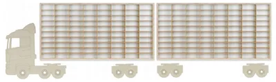 Image de ArtTwist 2x vitrine pour modèles réduits de voitures | Rangement Hot Wheels à 160 compartiments | Vitrine de collection suspendue 78,5 cm x 40 cm x 4 cm | Casier en bois pour décoration murale et organisation (LKW 018BL)