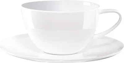 Produktbild von ASA Caf‚ au lait Tasse m. Unterer ATABLE d. 12,1 cm, h. 7,3 cm, 0,35l 1965013 ! Vorteilsset beinhaltet 4 x den genannten Artikel und Geschenk + Spende