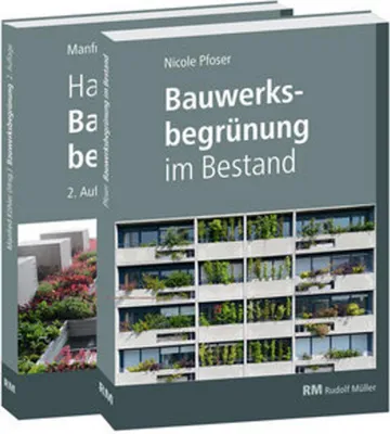 Obrázek produktu pro Buchpaket: Handbuch Bauwerksbegrünung und Bauwerksbegrünung im Bestand