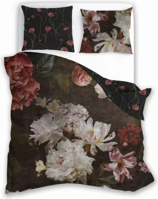 Produktbild von Satinbettwäsche 140x200 Digitaldruck Nobile Flowers