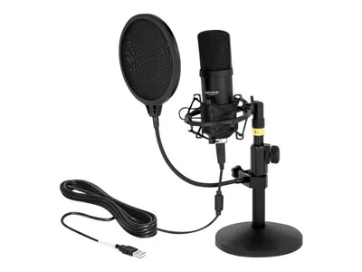 Produktbild von Delock Professionelles USB Kondensator Mikrofon Set für Podcasting und Gaming