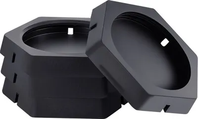 Obrázek produktu pro 4x vyrovnávací podložky pro obytné vozy 2300 kg - Podložky pod zvedák přívěsu pro 254mm kulaté patky - Těžké podložky pro obytné vozy pro stabilizaci přívěsu