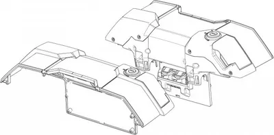 Obrázok produktu pre SHAD Set - rámy D1B38EMR