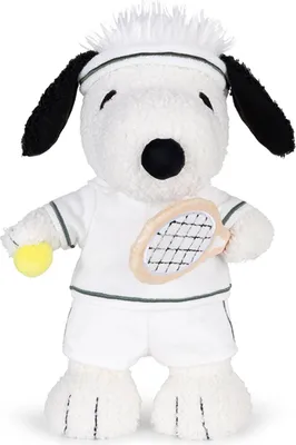 Produktbild von BON TON TOYS Snoopy Tennis – Kuscheltier 22 cm aus recycelten PET-Flaschen ©PEANUTS