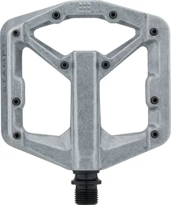 Crankbrothers Stamp 2 Plattform-Pedal - Raw Silver Small