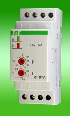 Immagine prodotto di F&F | Regolatore Di Temperatura RT-820 - 4-30°C - Energoefficiente - Controllo Preciso Della Temperatura