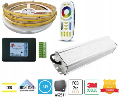 Produktbild von StudioLed Digital COB LED Band Neutralweiß 24V IP68 30m
