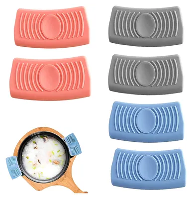 Produktbild von Silikongriffe für Töpfe, 6 Stück Hitzebeständige Griffhalter