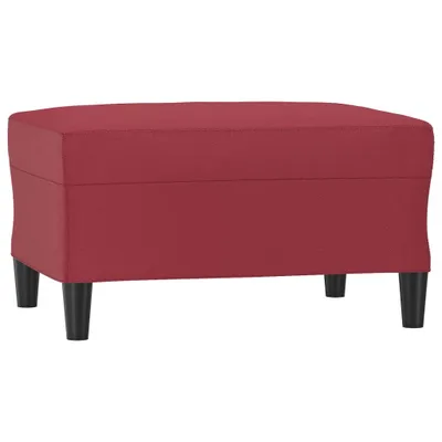 Obrázek produktu pro Podnožka vínová 70x55x41 cm umělá kůže