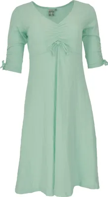 Produktbild von Midikleid aus Baumwolle, Basic Kleid Organic - Seagreen, Damen, Grün, Baumwolle(Bio), Größe: L