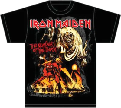 Produktbild von Iron Maiden Number Of The Beast Graphic Black S T-Shirt