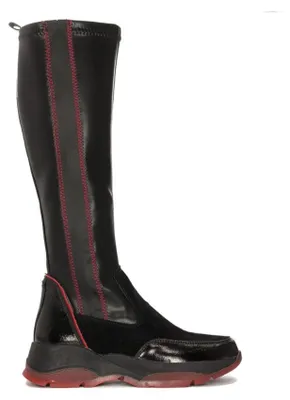 Produktbild von Filippo Damen Stiefel Schwarz DKZ440222BK, 5 cm Absatz, 3 cm Plateau, warmes Futter