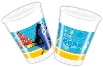 Produktbild von Finding Dory plastové kelímky 200 ml 8 kusů