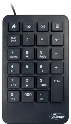Immagine prodotto di Inter-Tech Tas Numpad KB-120 mit 23 Tasten, schwarz retail