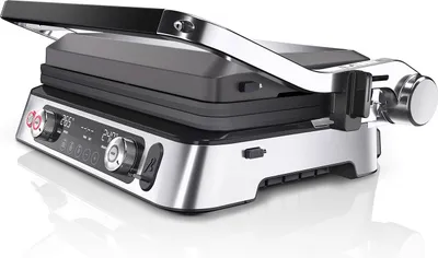 Produktbild von Braun Kontaktgrill MultiGrill 9 Pro CG 9167, 3 Grillpositionen, Edelstahl Titan, 445x355x180 mm (BxTxH), Rechteckig, 2 Platten, 2200 W, 851 cm² Grillfläche