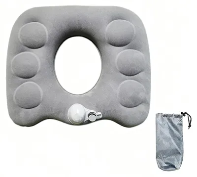 Productafbeelding van Opblaasbare Donut Kussen - Ergonomisch Zitkussen voor Thuis en Kantoor