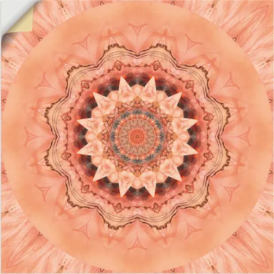 Produktbild von ARTland Wandbild, selbstklebend Mandala Barmherzigkeit Größe: 70x70 cm