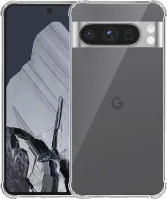 Produktbild von Geeignet für Google Pixel 8 Pro Phone Case Transparent mit Bumper - Clear Case stoßfest TPU Silikon Back Cover Case Transparent - Smartphonica