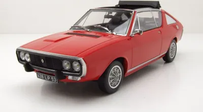 Produktbild von Norev 185371 Renault 17 Gordini Decouvrable 1975 rot 1:18