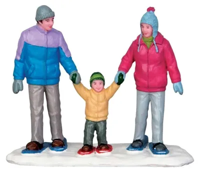 Productafbeelding van Kerstfiguur Snowshoe family LEMAX