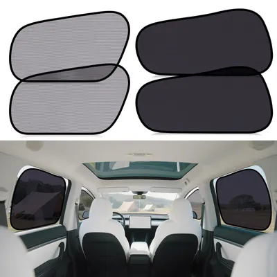 Obrázek produktu pro Ztmavující UV clony na okna pro Tesla Model Y (modelové roky 2021–2025)